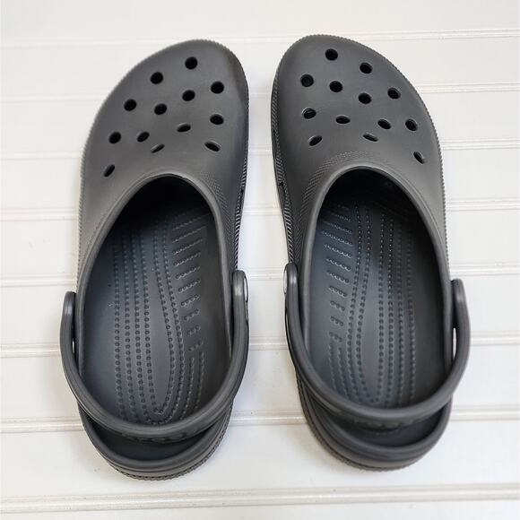 Crocs Men\'s Classic Gray Clogs/Sandals Size 12 Gray main image 4